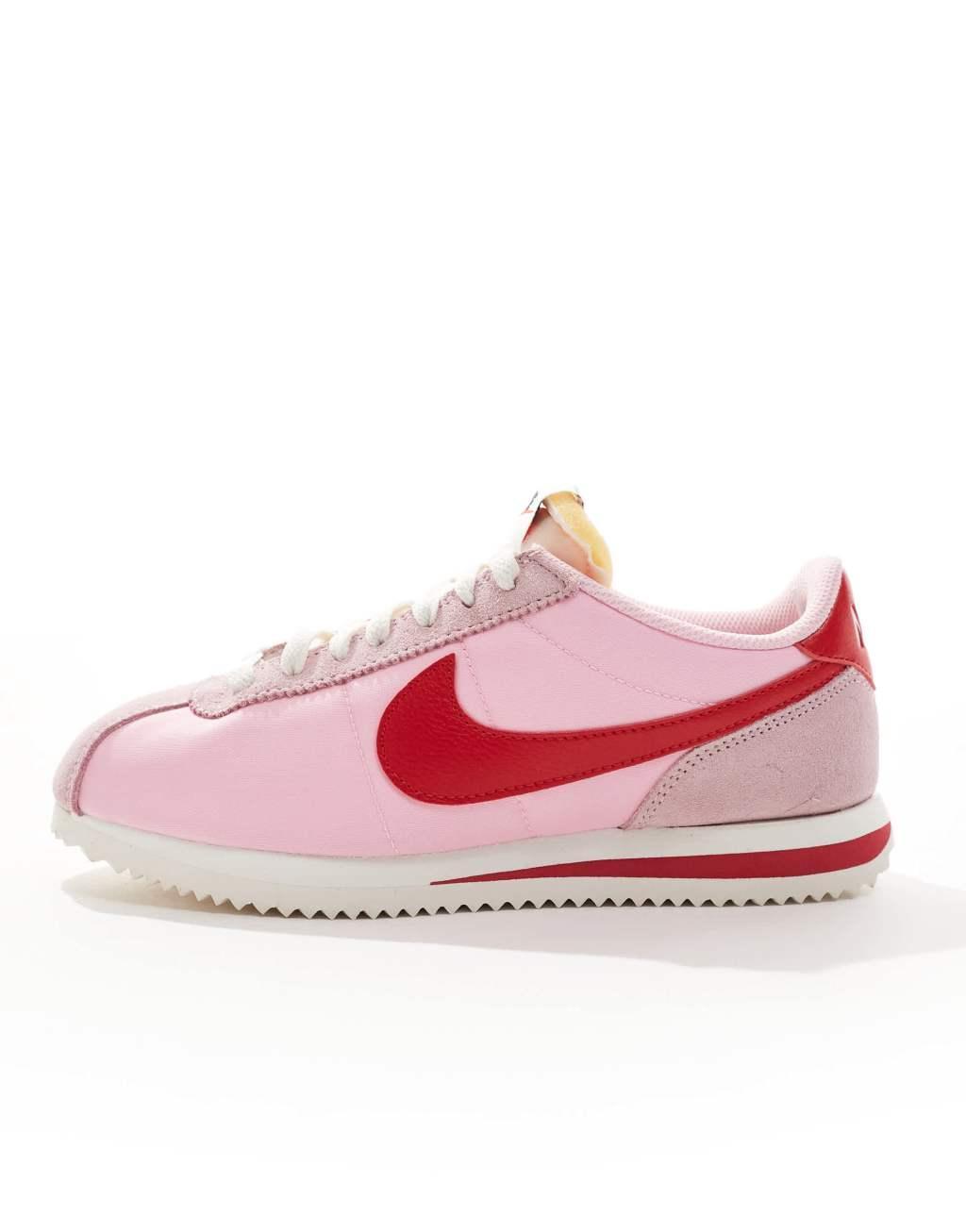 Nike Cortez sneakers in pink and red Product Image