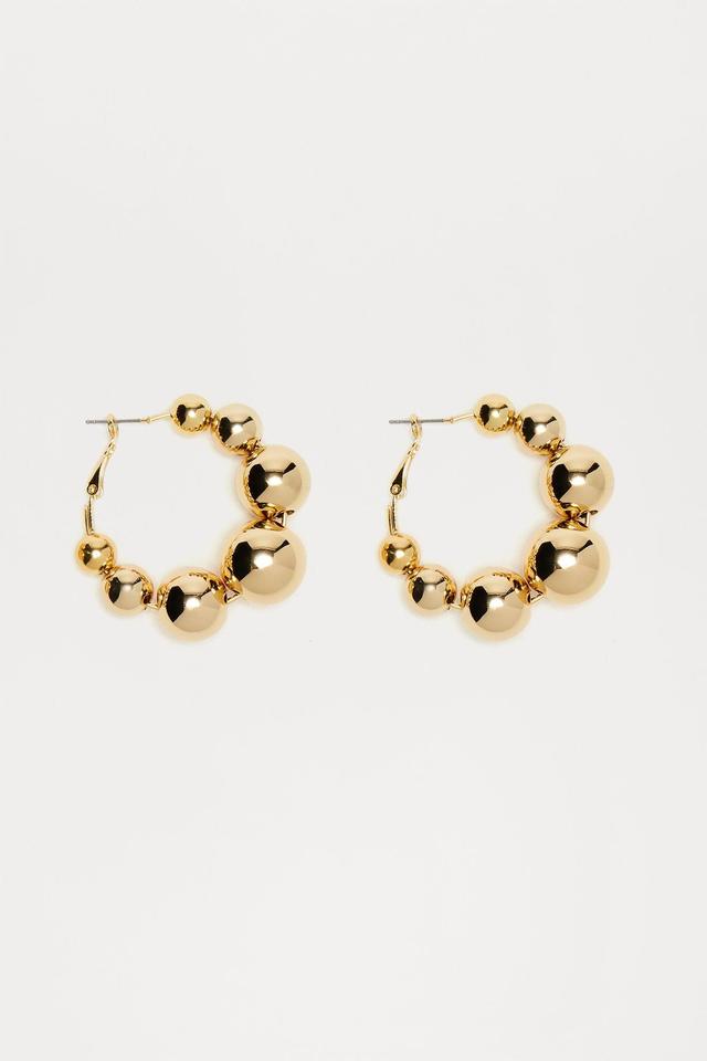 Disco Tech Earrings - Gold Product Image