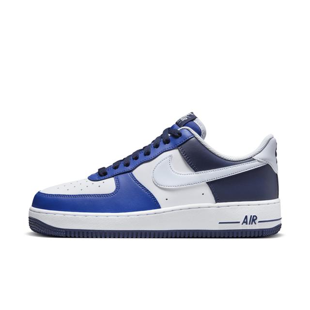 Nike Mens Nike Air Force 1 07 LV8 - Mens Shoes Blue/White/Grey Product Image