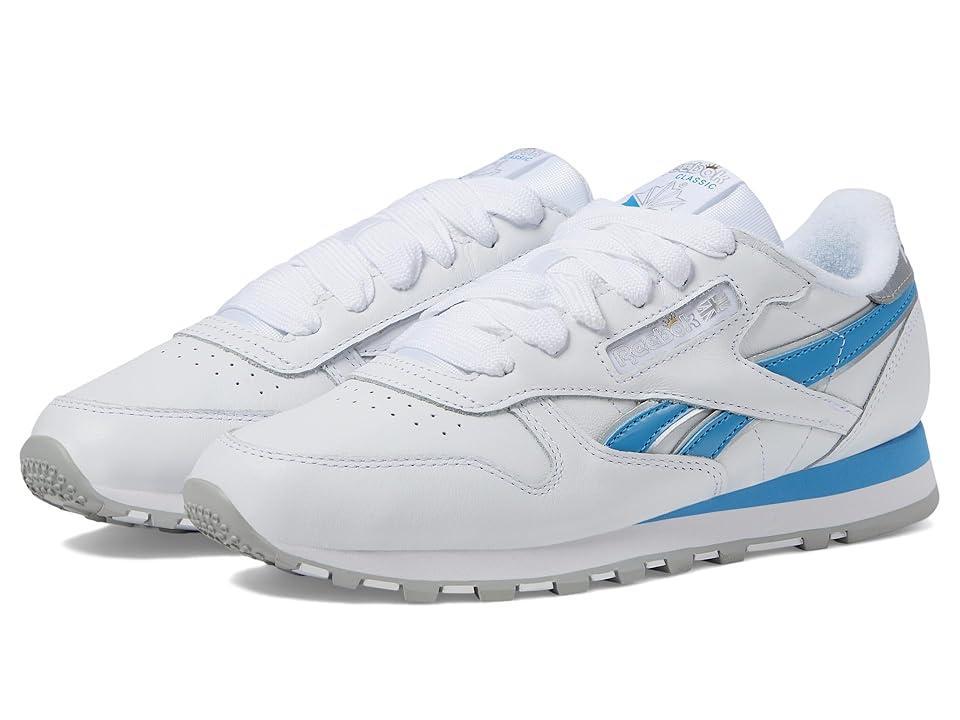 Reebok Lifestyle Classic Leather x Angel Reese Always Blue/White) Women's Classic Shoes Product Image