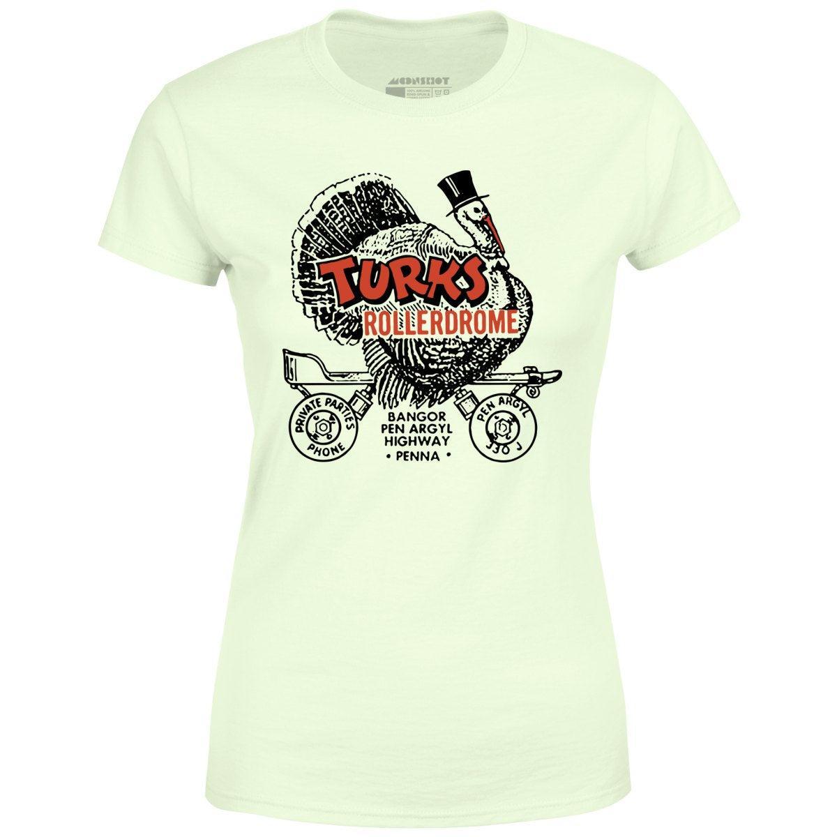 Turks Rollerdrome - Pen Argyl, PA - Vintage Roller Rink - Women's T-Shirt Female Product Image