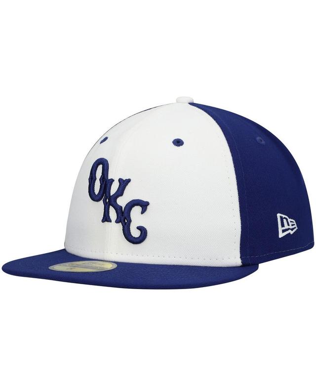 Mens New Era White Oklahoma City Dodgers Authentic Collection Team Alternate 59FIFTY Fitted Hat Product Image