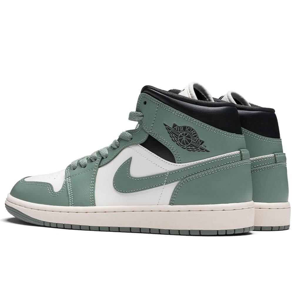 Women's Air Jordan 1 Mid - Sail/Jade Smoke/Anthracite Female Product Image