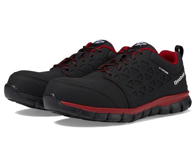 Reebok Work Sublite Cushion Work Comp Toe SD Red) Men's Shoes Product Image