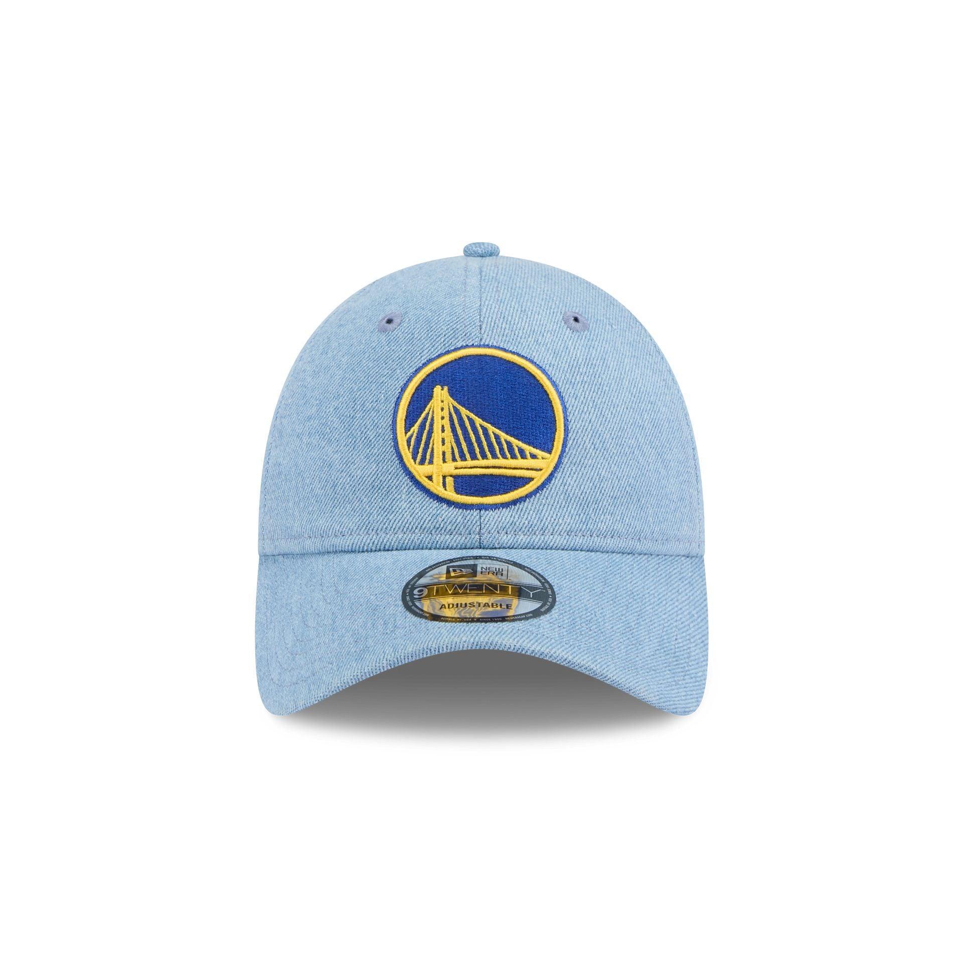 Golden State Warriors Washed Denim 9TWENTY Adjustable Hat Male Product Image