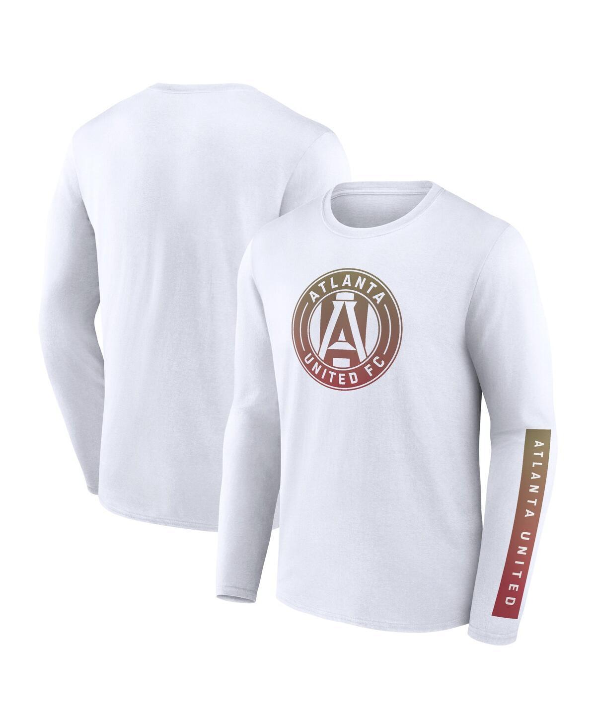 Mens Fanatics Branded White Atlanta United FC Long Sleeve T-Shirt Product Image