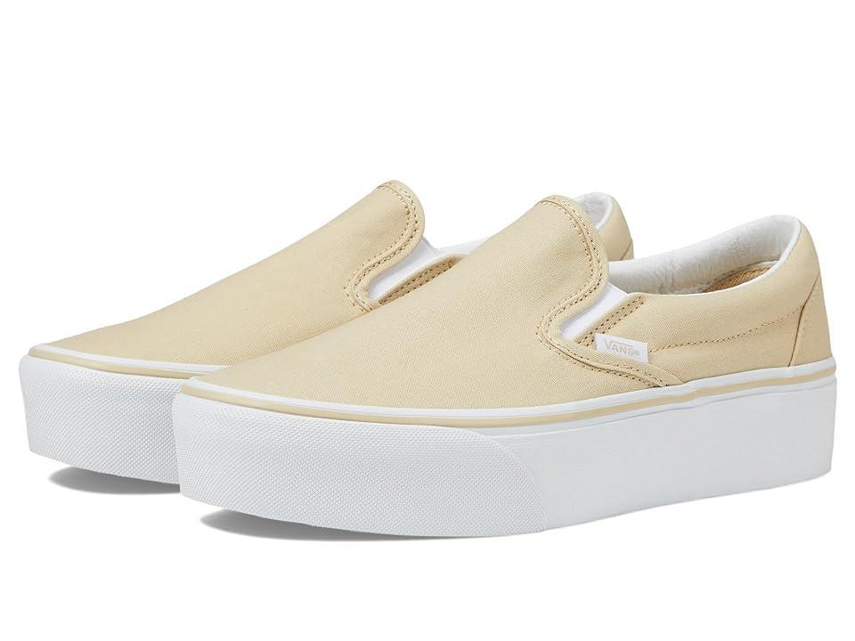 Vans Classic Slip-On Stackform (Gravel) Women's Shoes Product Image