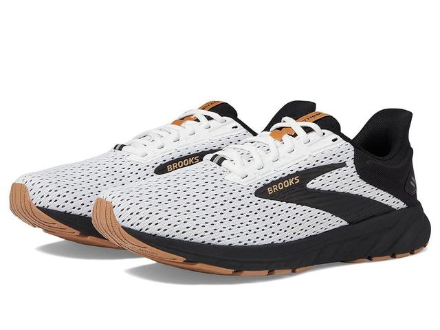 Brooks Anthem 6 (White/Black/Tan) Men's Shoes Product Image