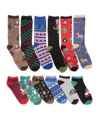 Muk Luks Mens 12 Days of Christmas Socks Product Image