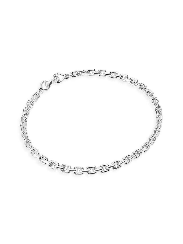 Mens Casiopea Sterling Silver Chain Bracelet Product Image