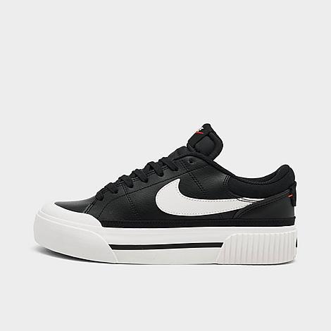 Nike Womens Nike Court Legacy Lift - Womens Training Shoes Black/Orange/White Product Image