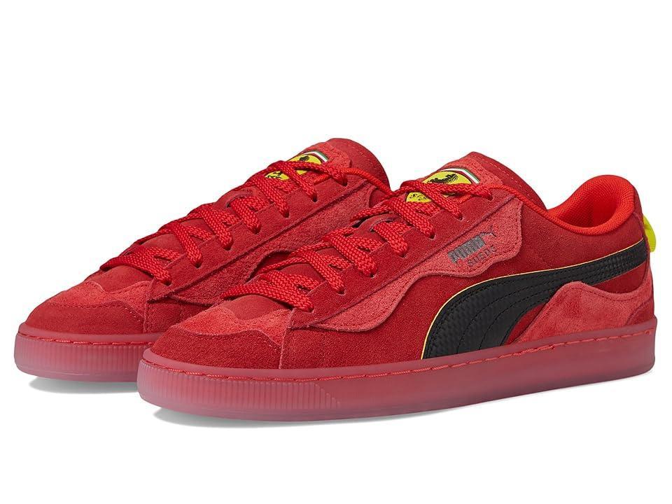 PUMA Ferrari Suede Trippy (Rosso Corsa/Puma Black) Men's Lace up casual Shoes Product Image