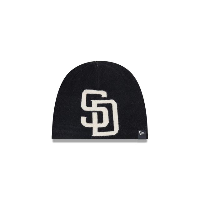 San Diego Padres Team Mega Logo Knit Beanie Male Product Image