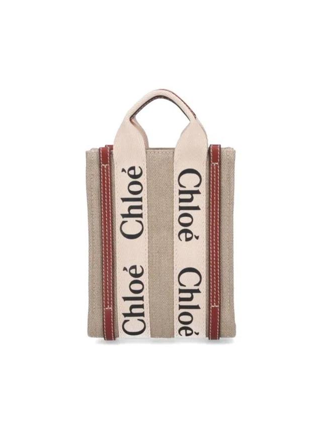 CHLOÉ Mini Bag Woody North South In Multicolor Product Image