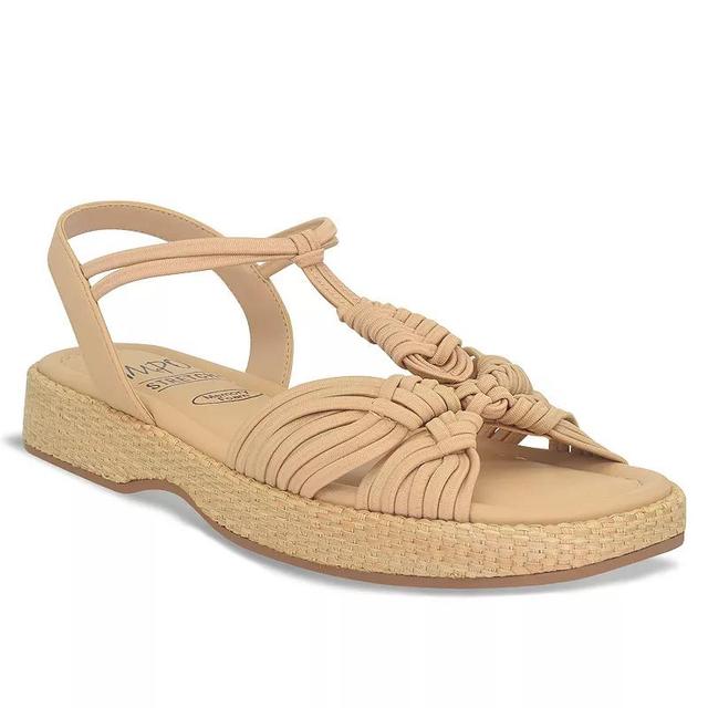 Impo Ryanna Womens Stretch Elastic Memory Foam Sandals Product Image