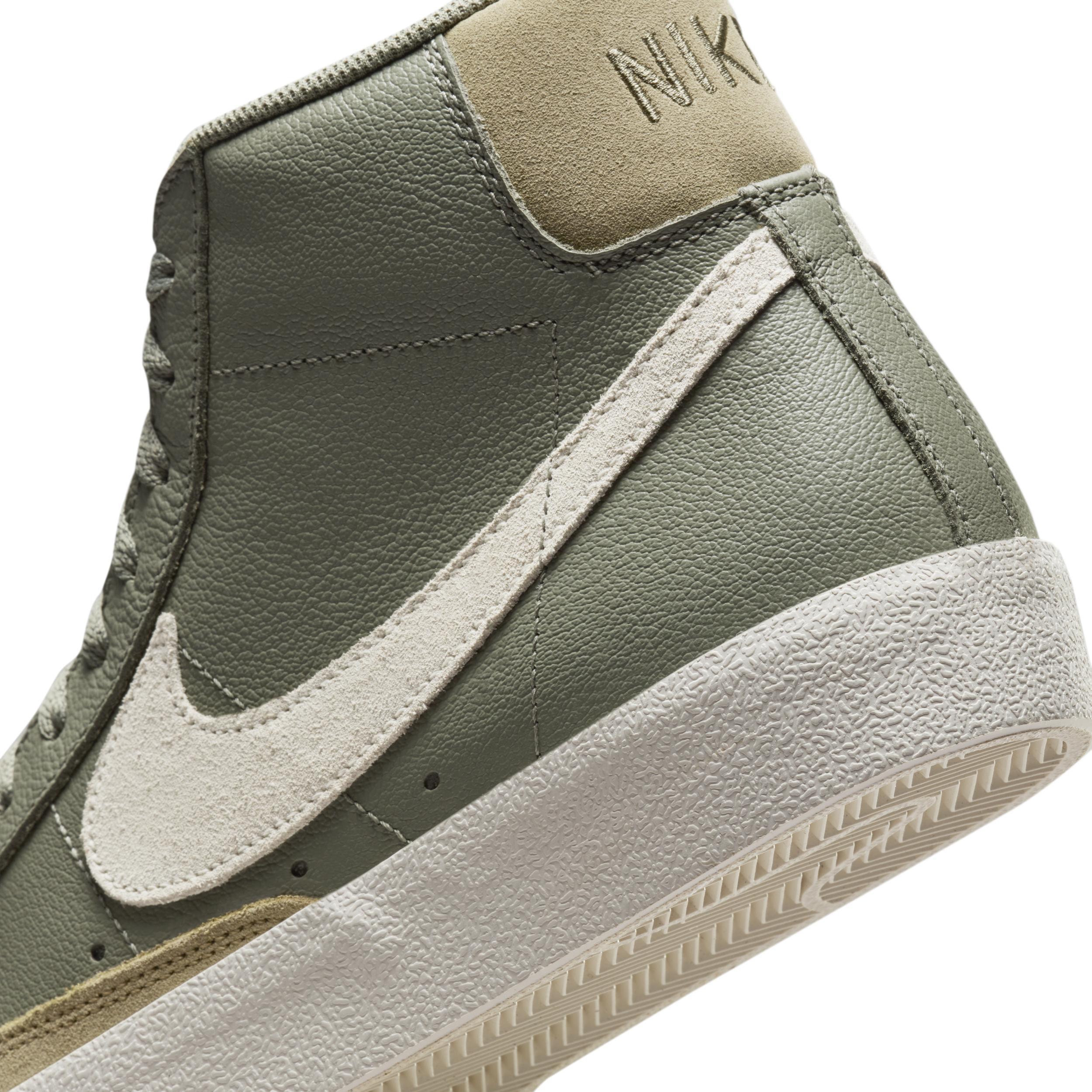 Blazer Mid '77 Premium Sneaker In Dark Stucco/phantom/olive Product Image