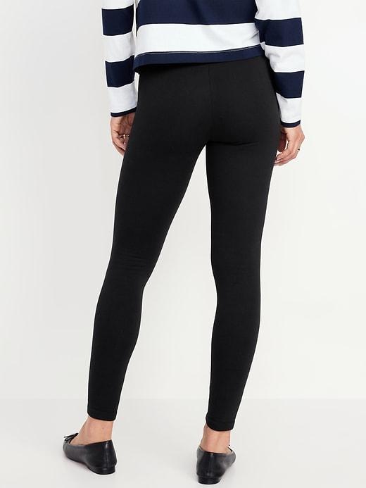 High-Waisted Fleece-Lined Leggings Product Image