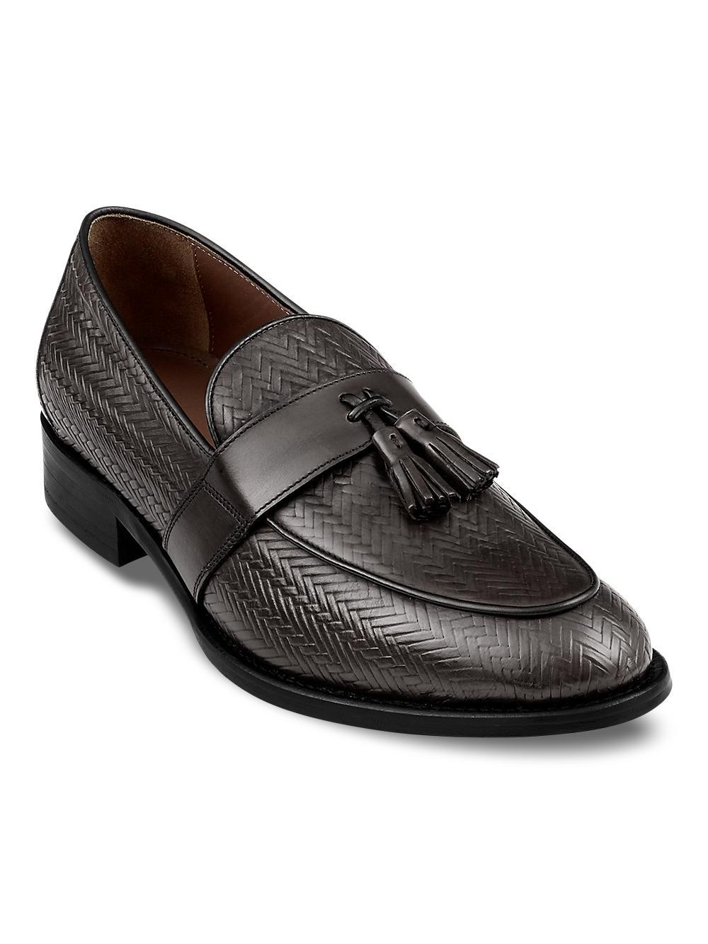 Axel Tassel Loafer - Grey Product Image