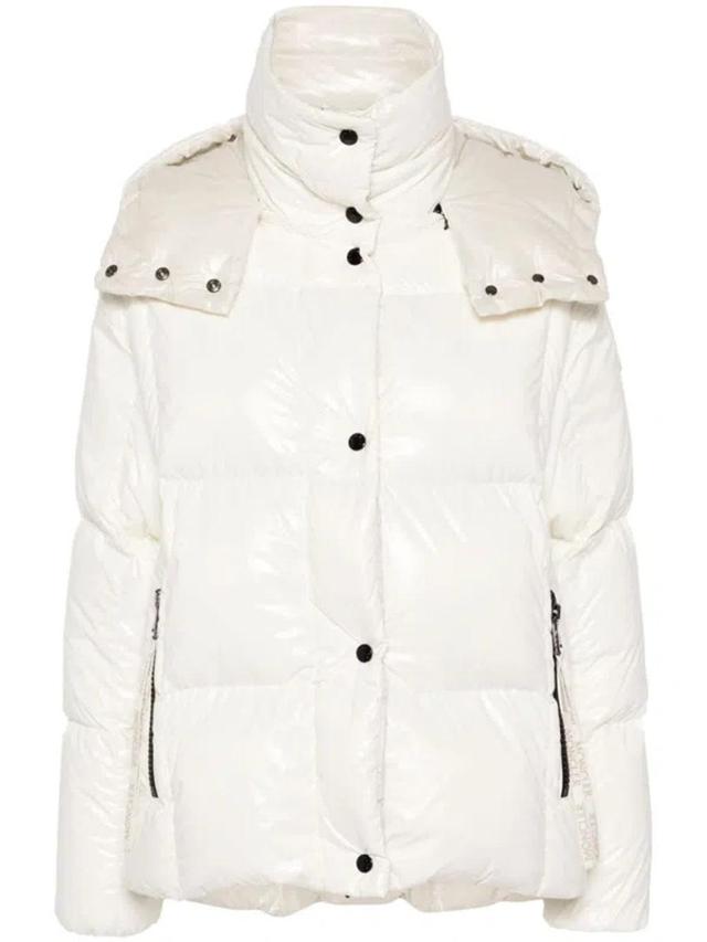 MONCLER Parana Puffer Jacket In Weiss Product Image