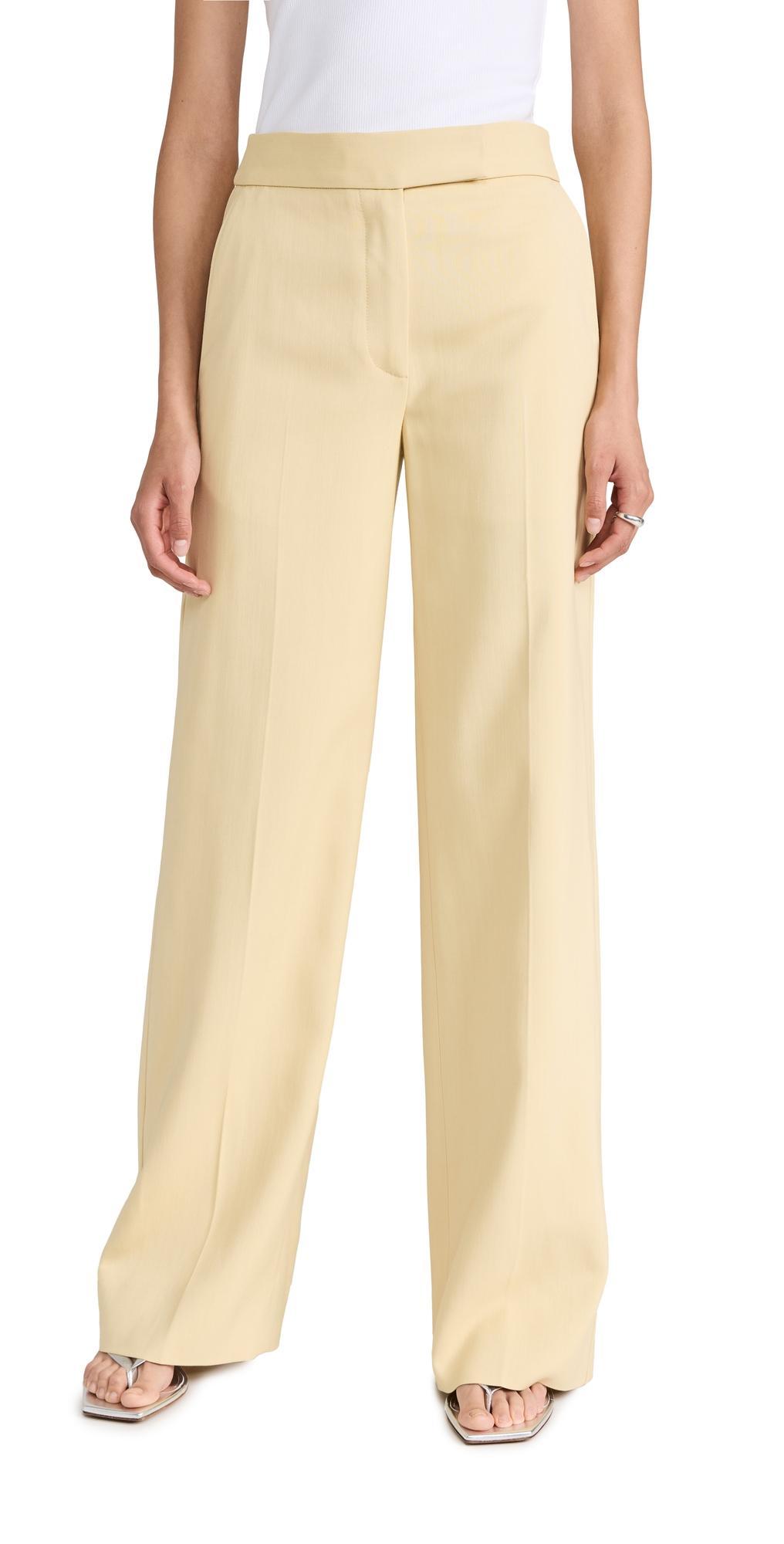 Womens High-Rise Wide-Leg Pants Product Image