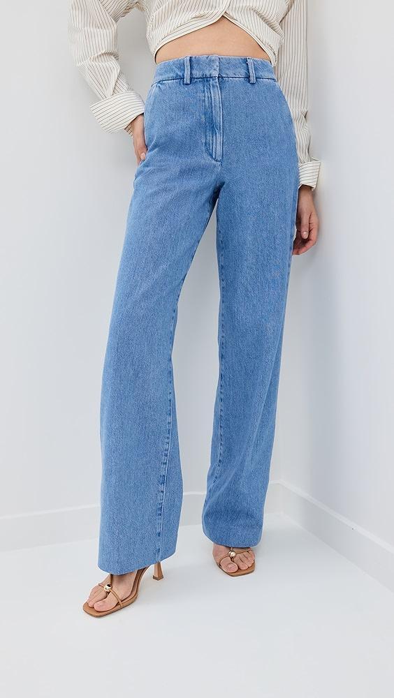 Favorite Daughter The Fiona Denim Trousers | Shopbop Product Image