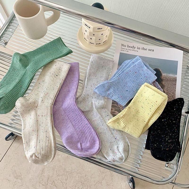 Melange Crew Socks Set Product Image