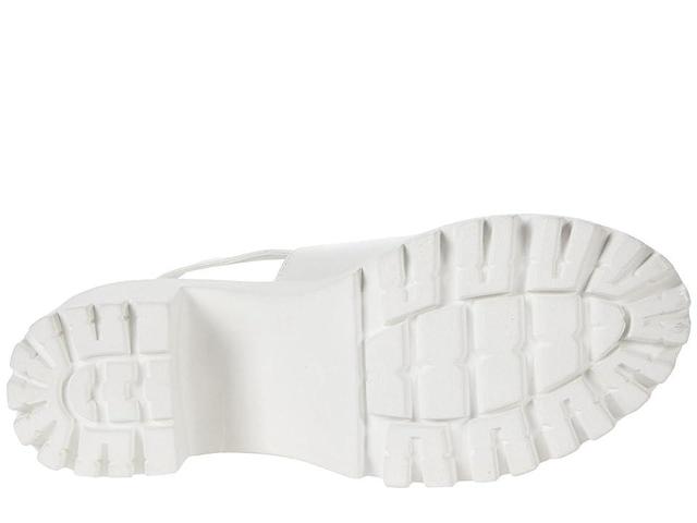 Steve Madden Sunnyside Sandal (White Leather) Women's Shoes Product Image