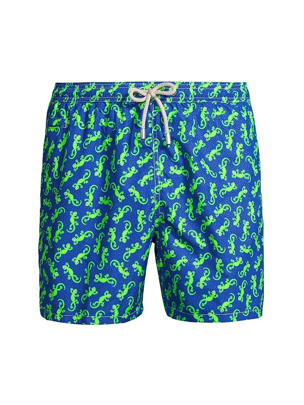 Mens Ultralight Printed 70s Swim Shorts Product Image