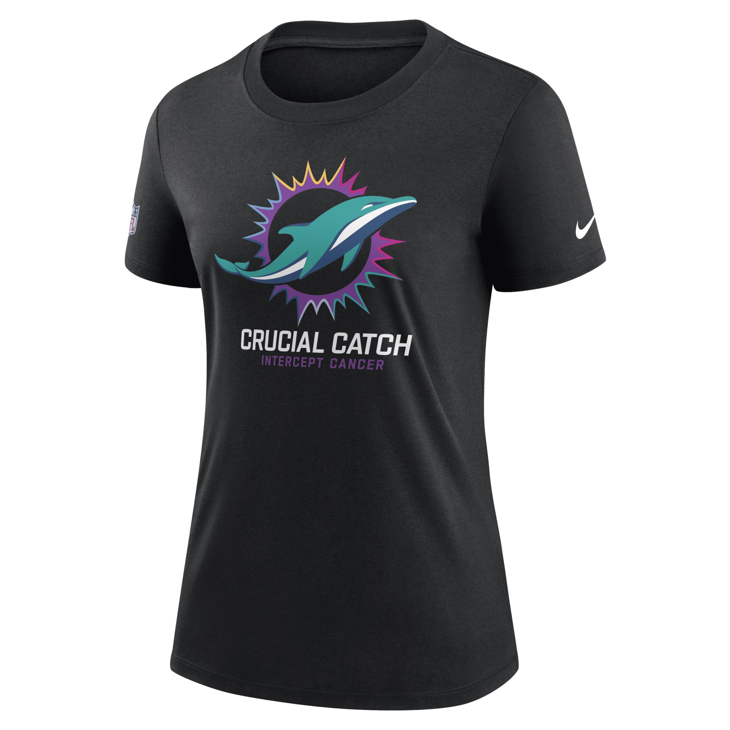 Miami Dolphins Crucial Catch Women's Nike NFL T-Shirt Product Image