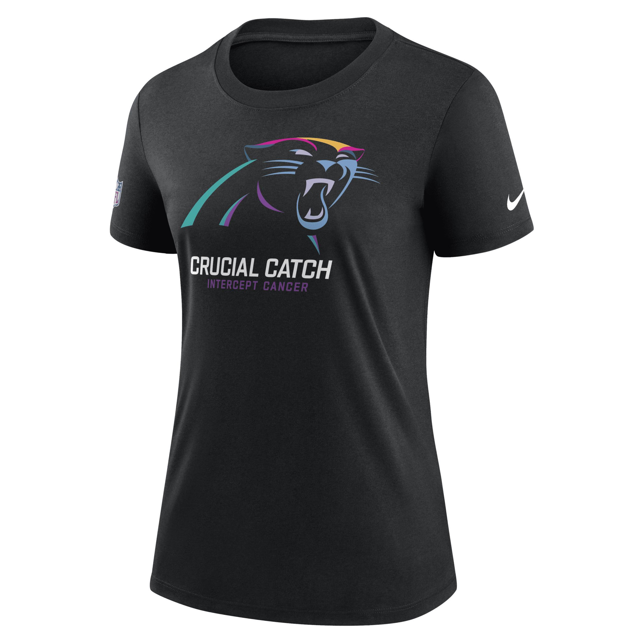 Carolina Panthers Crucial Catch Nike Womens NFL T-Shirt Product Image