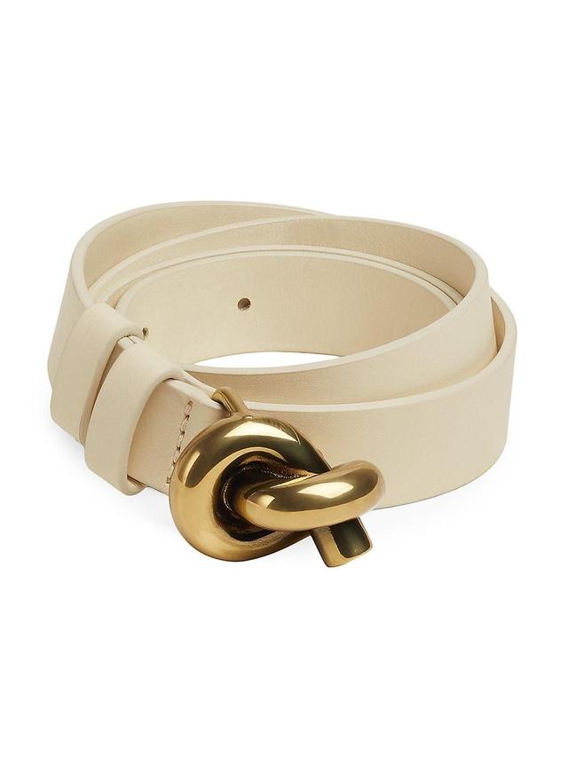 Womens Knot Leather Belt Product Image