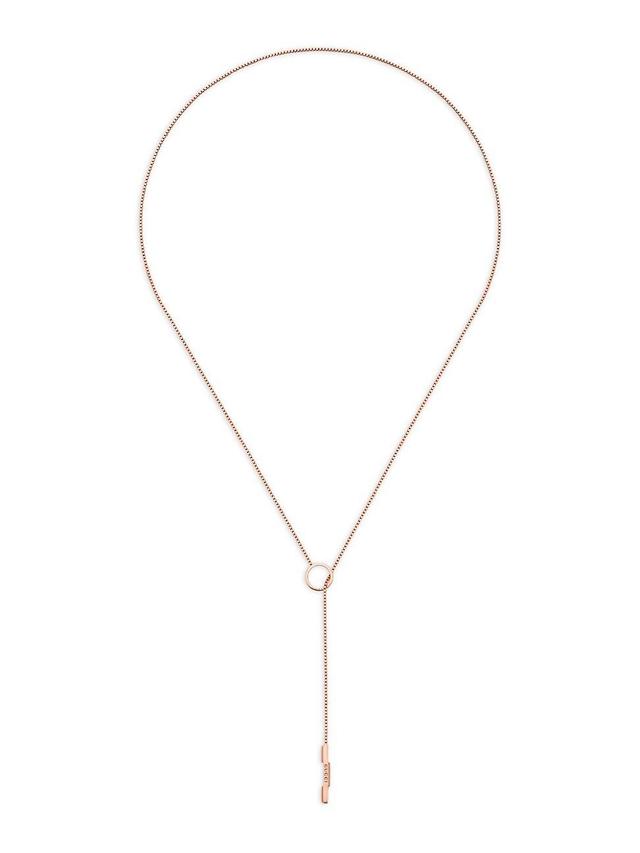 Womens Link To Love 18K Yellow Gold Lariat Necklace Product Image