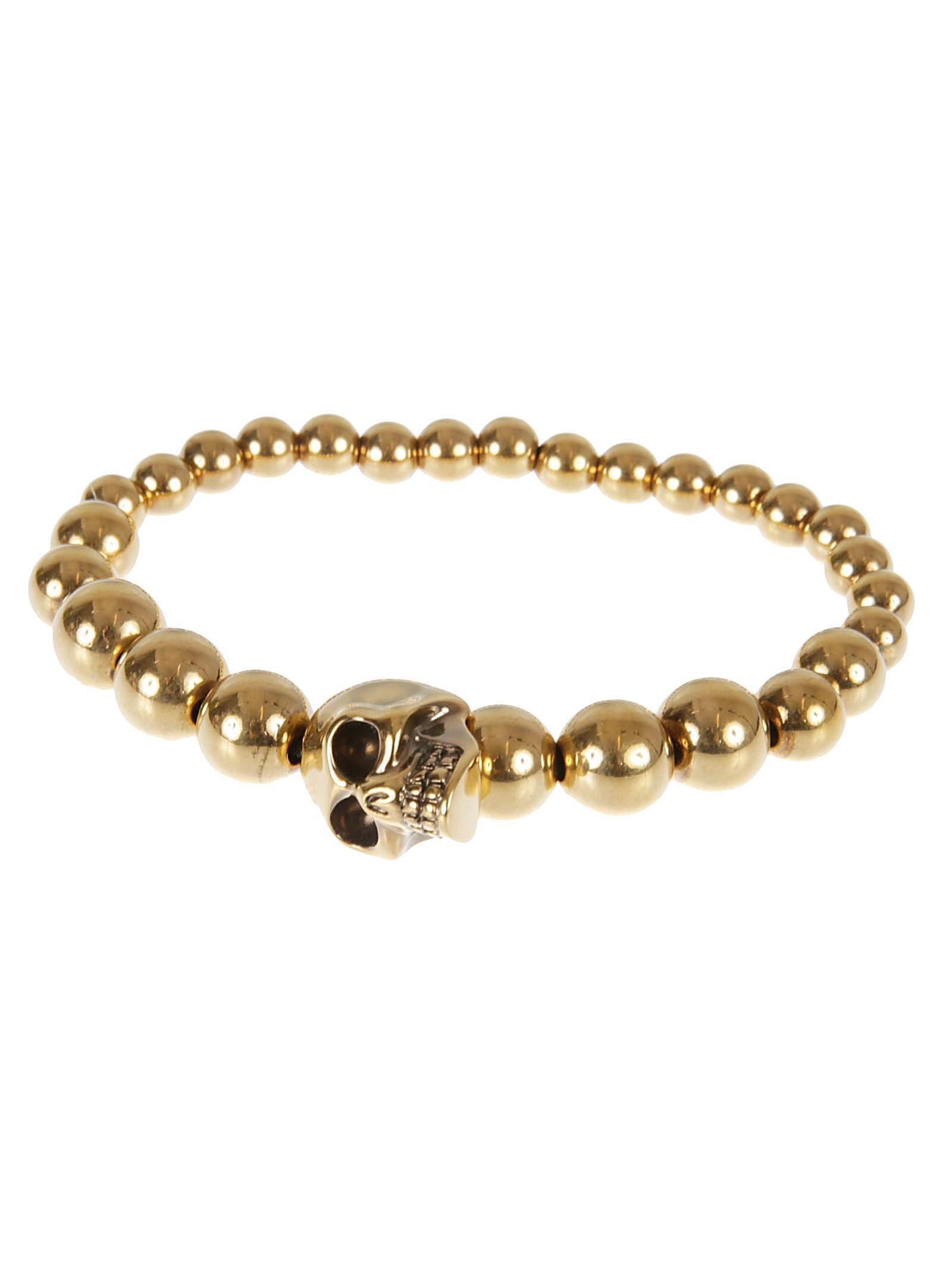 Skull Bracelet In Gold Product Image