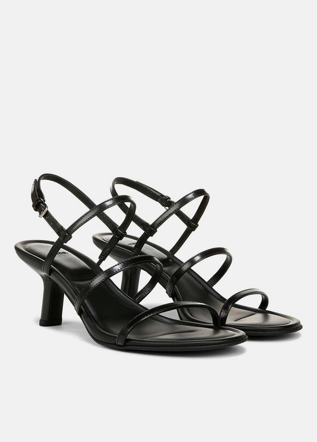 Josie Leather Strappy Heeled Sandal Product Image