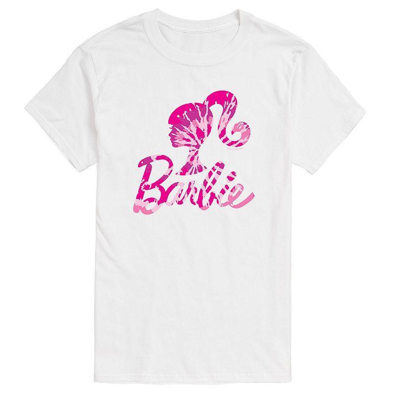 Mens Barbie Logo Tie Dye Graphic Tee Product Image