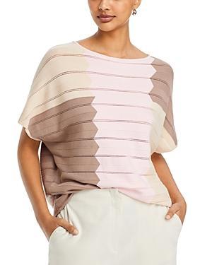 Womens Colorblock Dolman Tunic Top Product Image