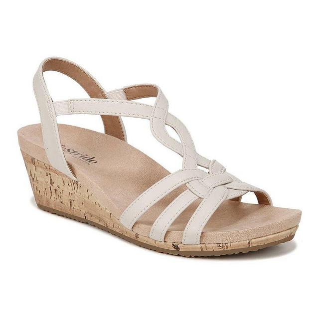 LifeStride Monaco 2 Womens Strappy Wedges Ivory Product Image