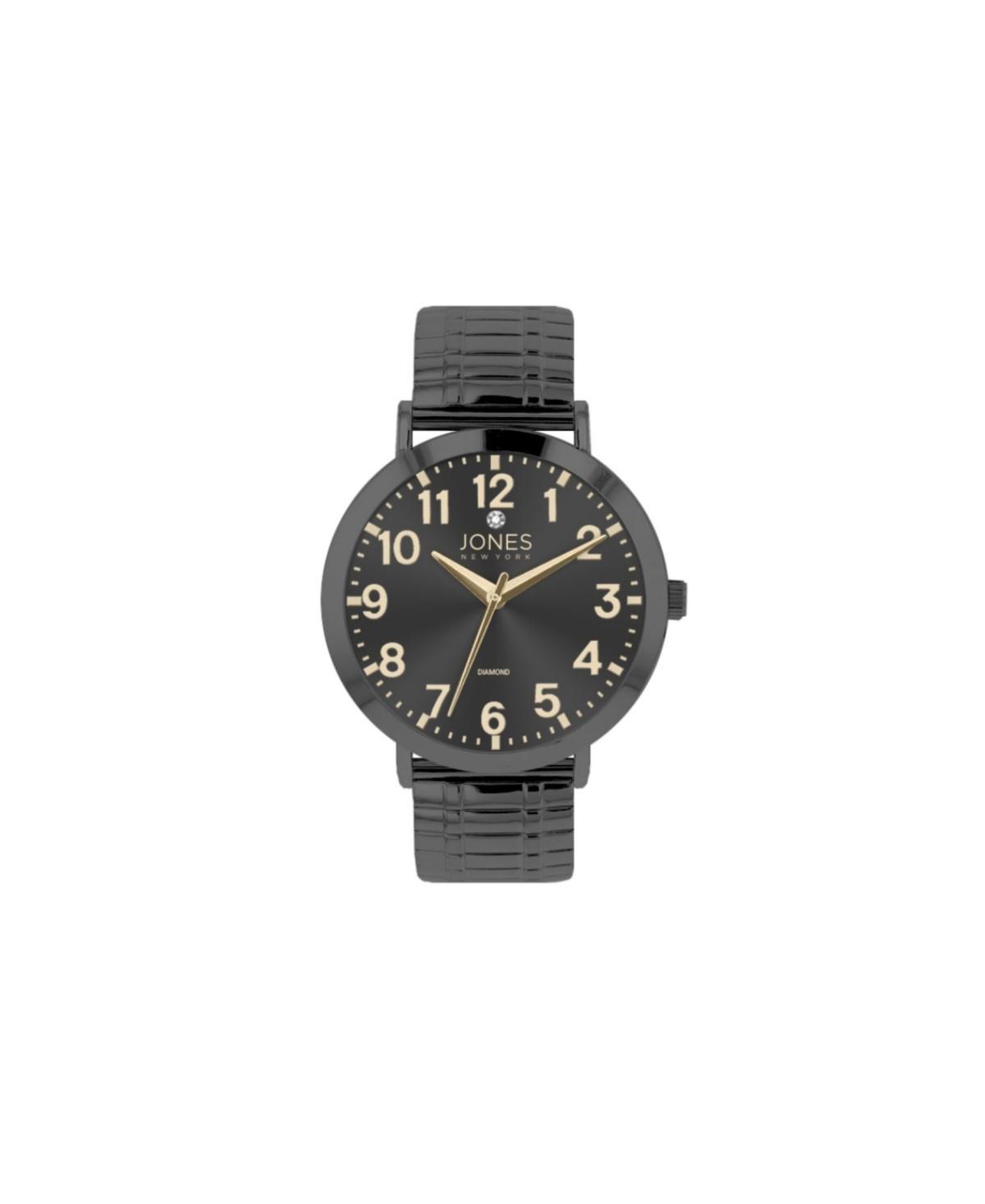 Jones New York Mens Gunmetal Metal Bracelet Watch 42mm - Gunmetal Product Image