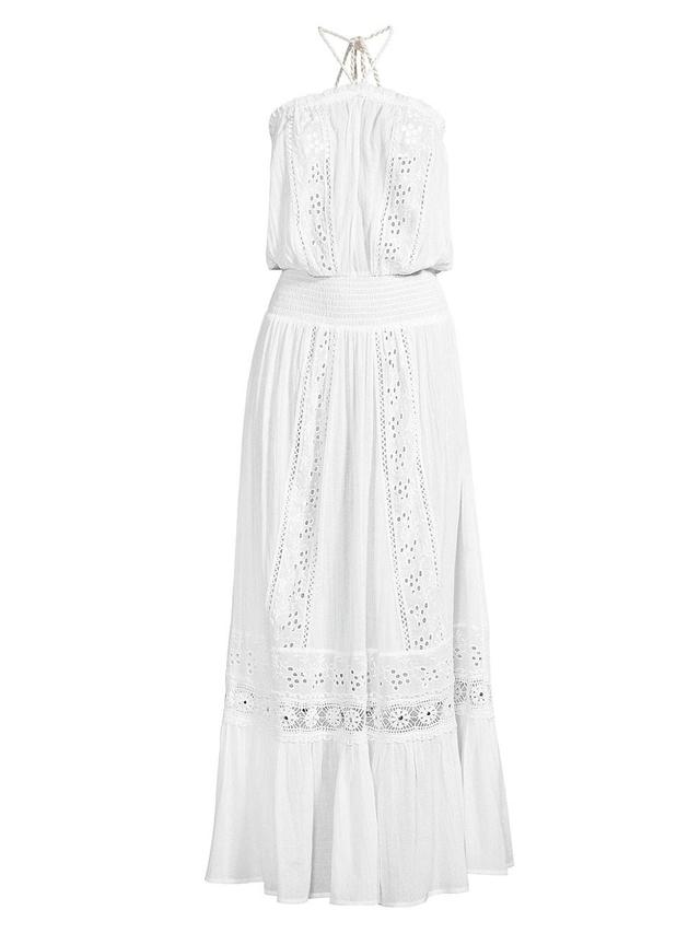 Elyse Crochet Halter Maxi Dress Product Image