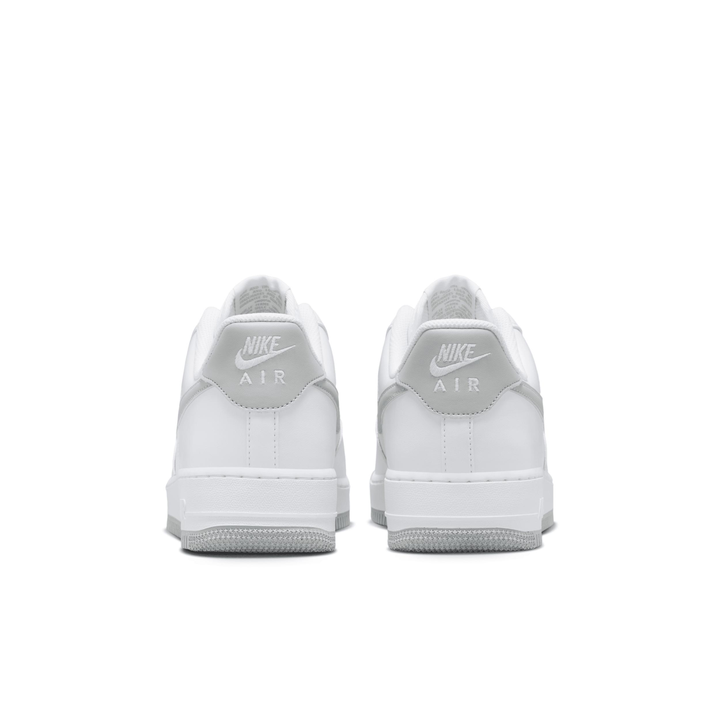 Nike Mens Nike Air Force 1 Low 07 - Mens Shoes White/Grey Product Image