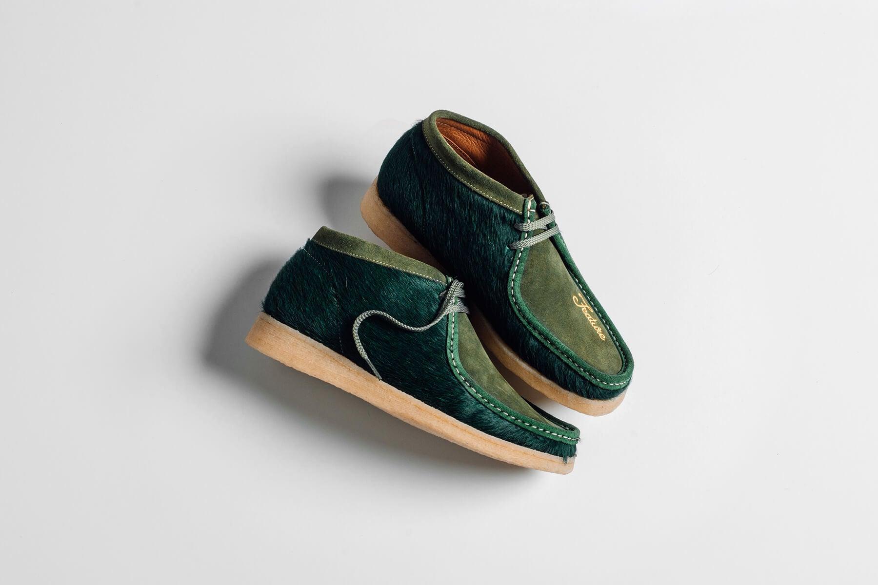 Feature x Padmore & Barnes P404 Original Boot - Green/Green Male Product Image