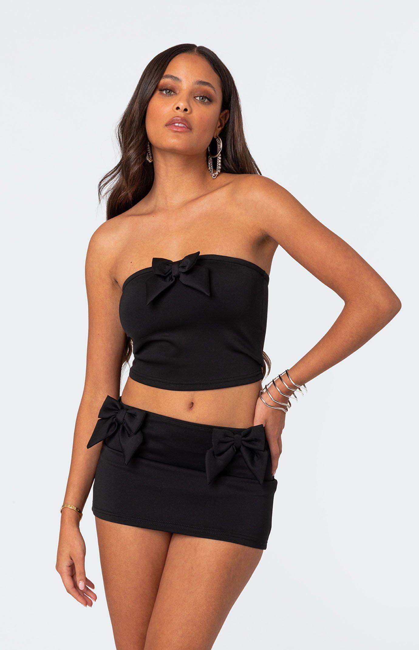 Edikted Women's Gabriella Bow Tube Top Product Image