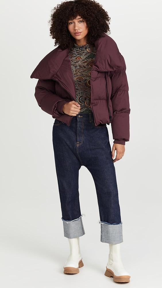 Avec Les Filles Asymmetrical Zip Puffer Jacket | Shopbop Product Image