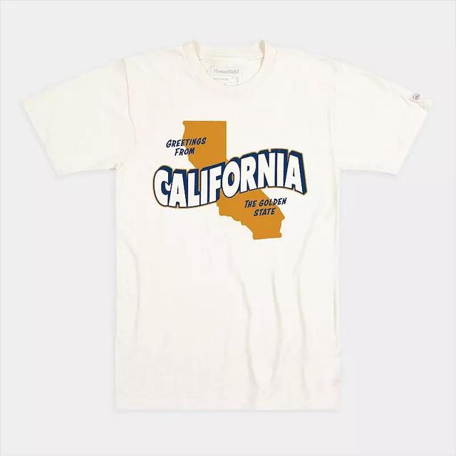 Mens Homefield California The Golden State Tourist Shirt Ivory Product Image