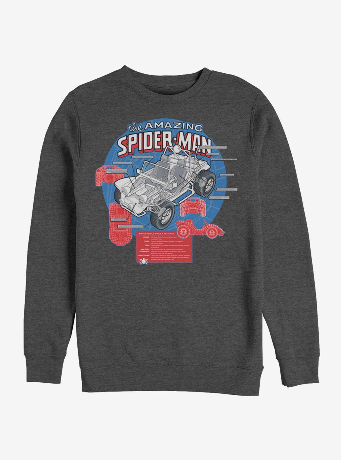 Marvel Spider-Man Amazing Spider-Mobile Sweatshirt Product Image