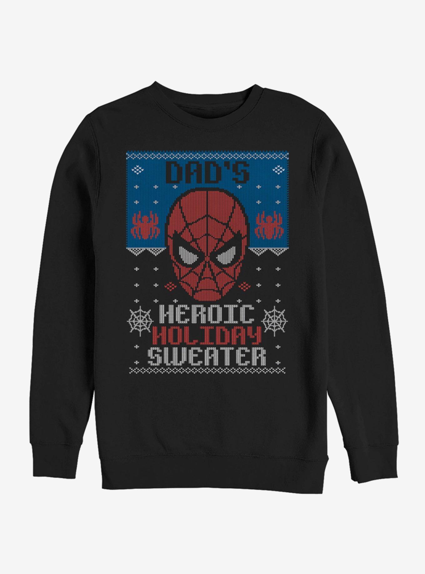 Marvel Spider-Man Holiday Sweater Dad Sweatshirt Product Image