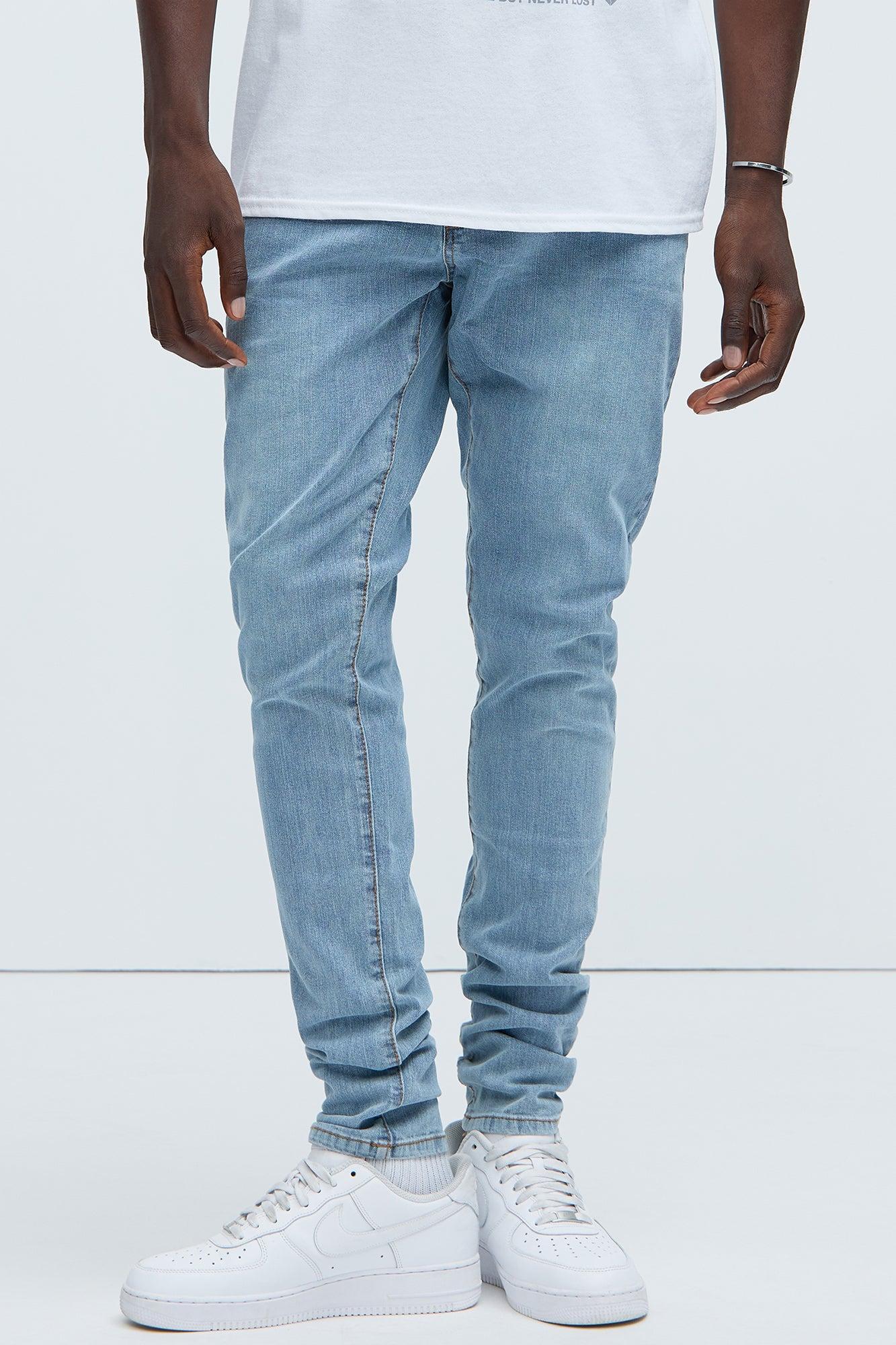 Cornell Stacked Skinny Jeans - Blue Wash product image