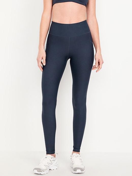 High-Waisted PowerSoft Full-Length Pocket Leggings Product Image