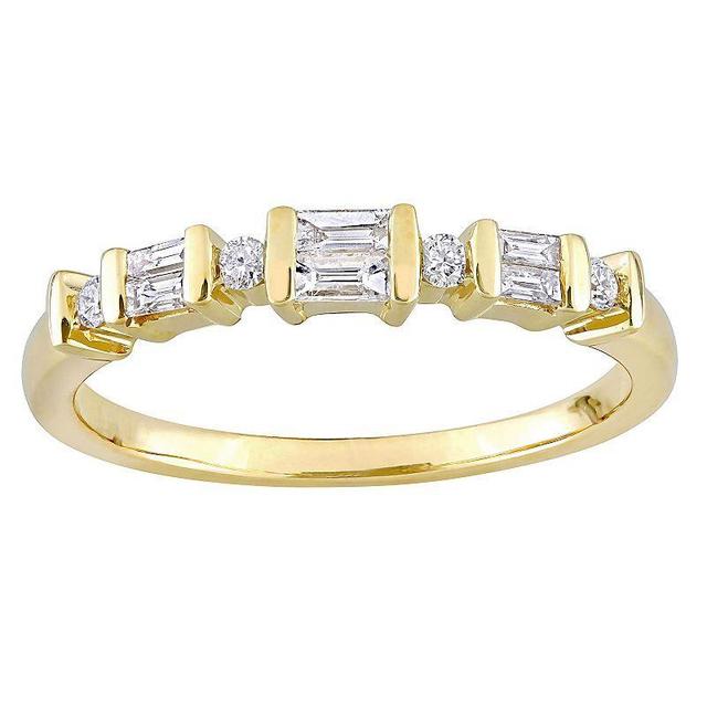 Stella Grace 10k Gold 1/5 Carat T.W. Diamond Anniversary Band, Womens Product Image