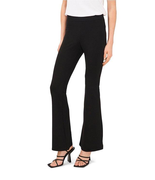 Vince Camuto Ponte High Rise Pull-On Flat Front Flare Leggings Product Image